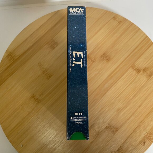 Vintage E.T. The Extra-Terrestrial VHS MCA Green Flap 1988 Video Cassette Ta - Picture 5 of 11